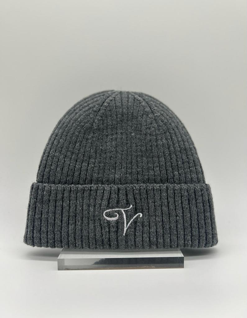 VE1 Beanie - Grå/vit